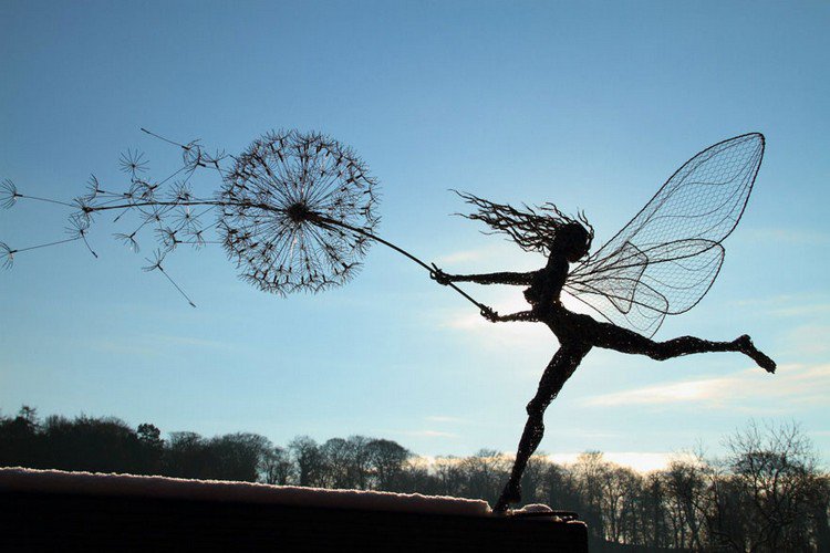 Artist Robin Wight Has Created A Fantasy World Of Fairy Sculptures