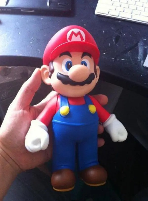 This Guy Opened Up His Super Mario Model And Built Him A Skeleton
