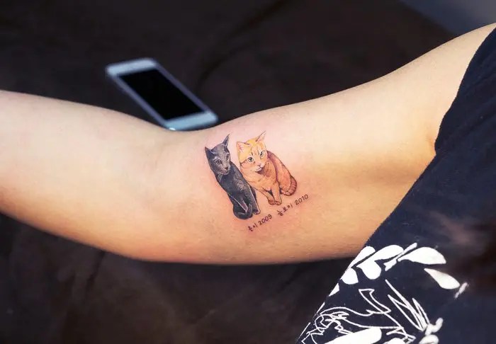 Cat Tattoos Are The New Hottest Trend In South Korea