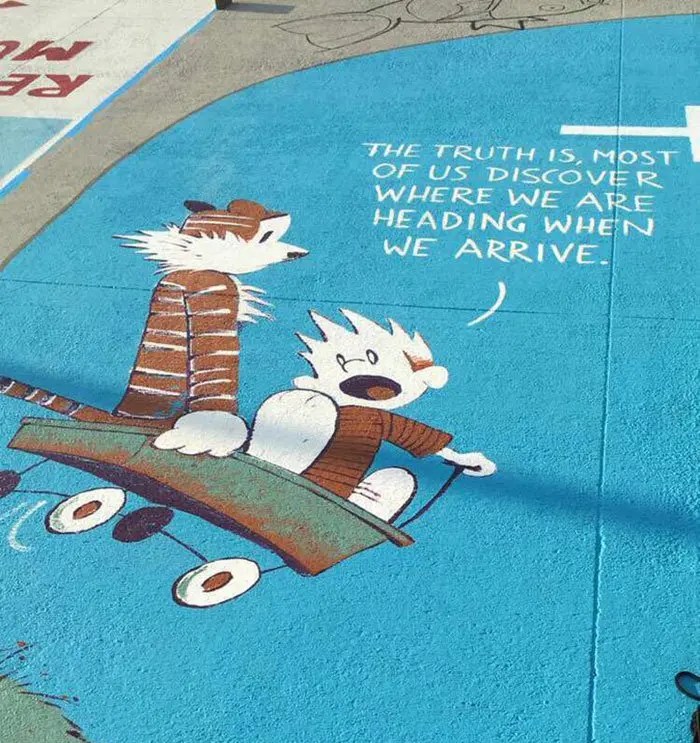 14 Awesome Parking Spots Painted By High Schoolers