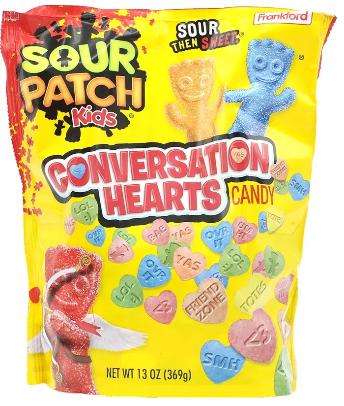 You'll Be Able To Get Sour Patch Kids Conversation Hearts For Valentine
