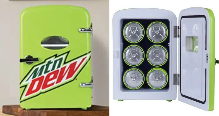 You Can Get Yourself A Mountain Dew Mini Fridge From Walmart For Dirt Cheap