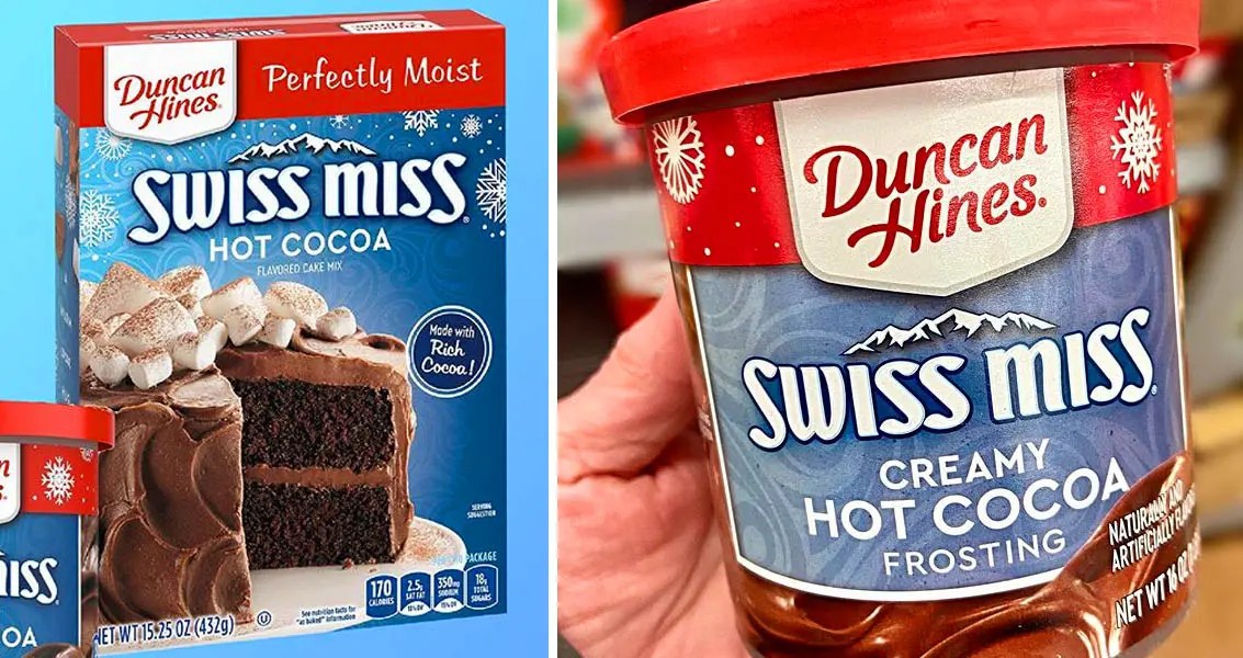 Duncan Hines And Swiss Miss Create Hot Cocoa Cake Mix And Frosting For