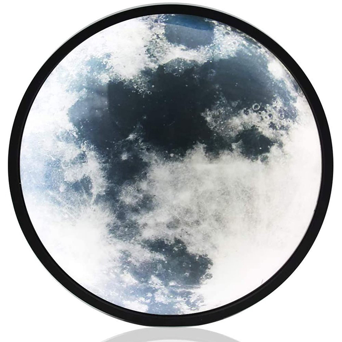 This Moon Mirror Night Light Is A Mirror By Day And Glowing Moon At Night