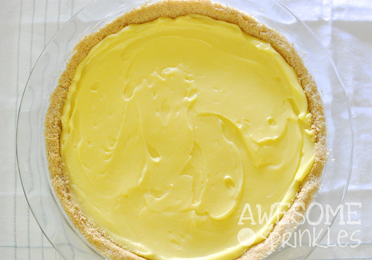 Quick and Easy Crushed Cookie Pie Crust Awesome with Sprinkles