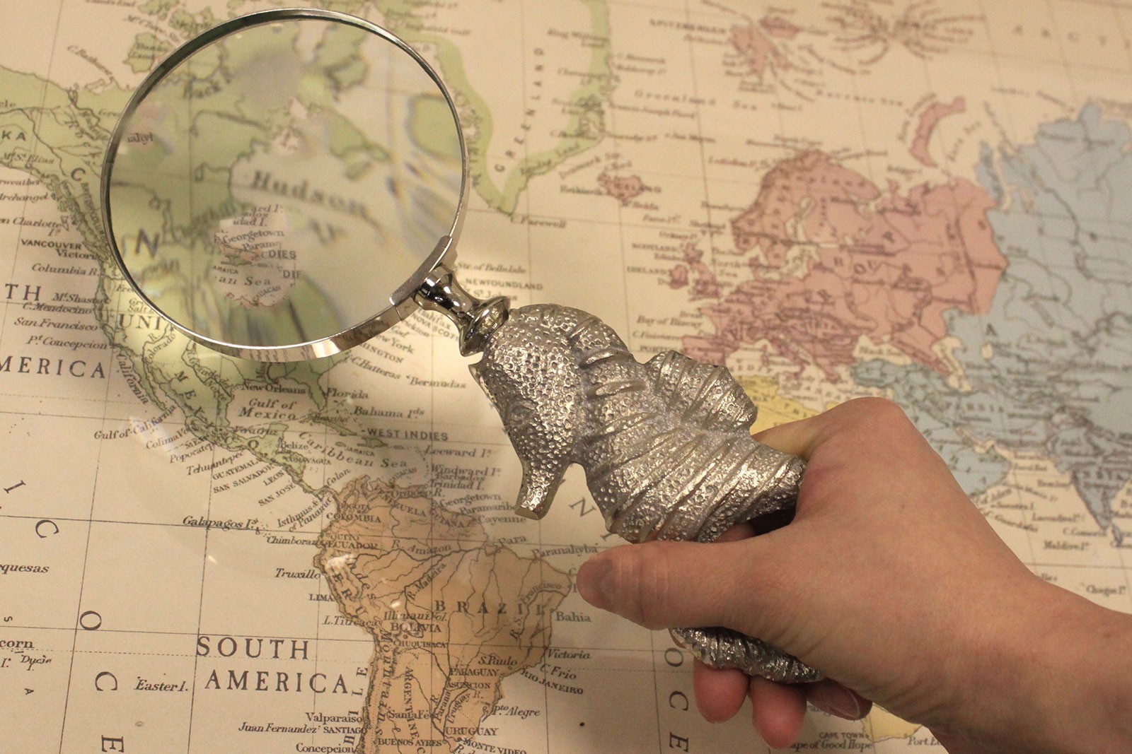 VintageLupe mit Seepferdchen Griff AWGifts Österreich Ihrem