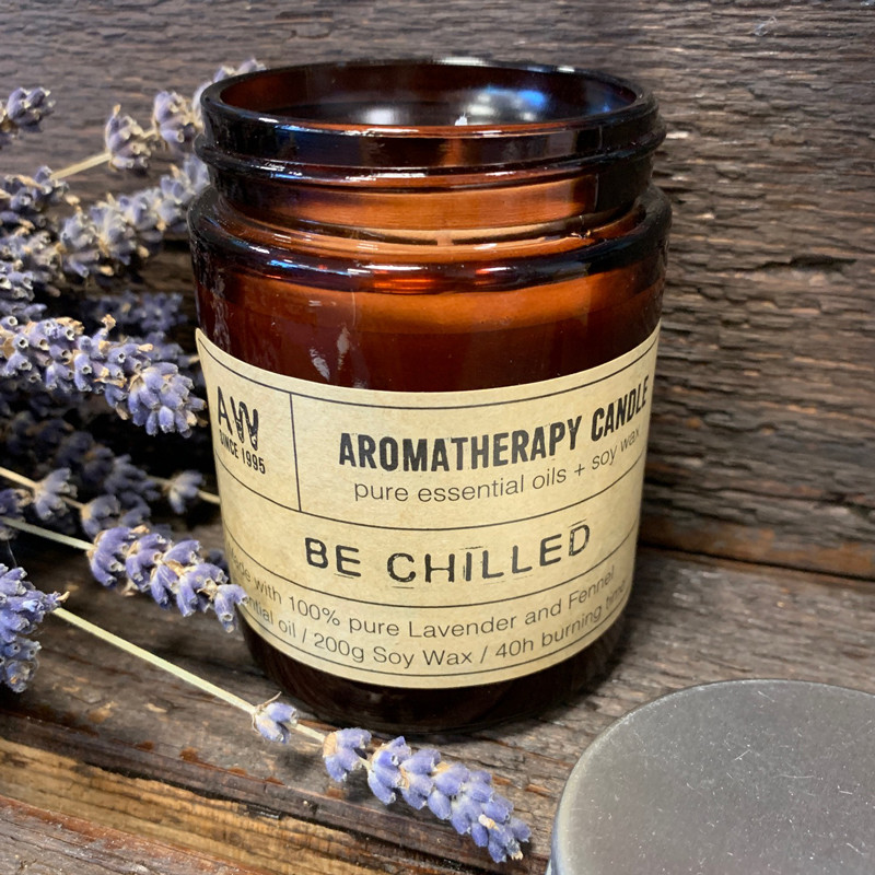 Wholesale Aromatherapy Soy Candle 200g Be Chilled AWGifts Europe