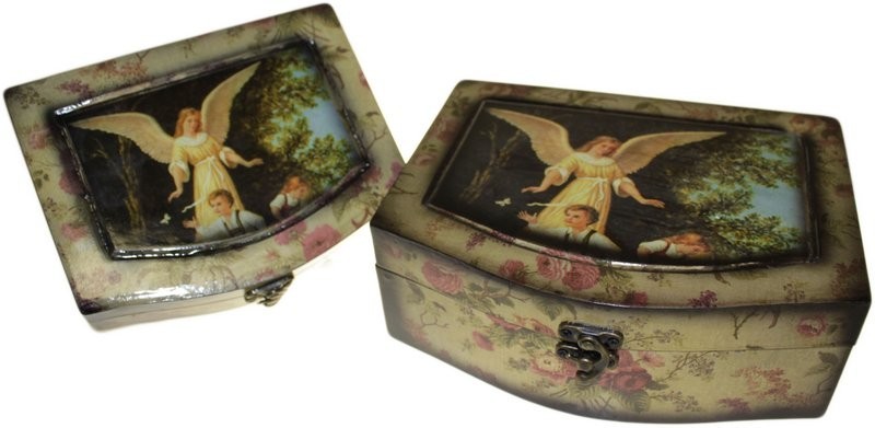 Boite en Bois Ange Affectif AWGifts France Votre grossiste de