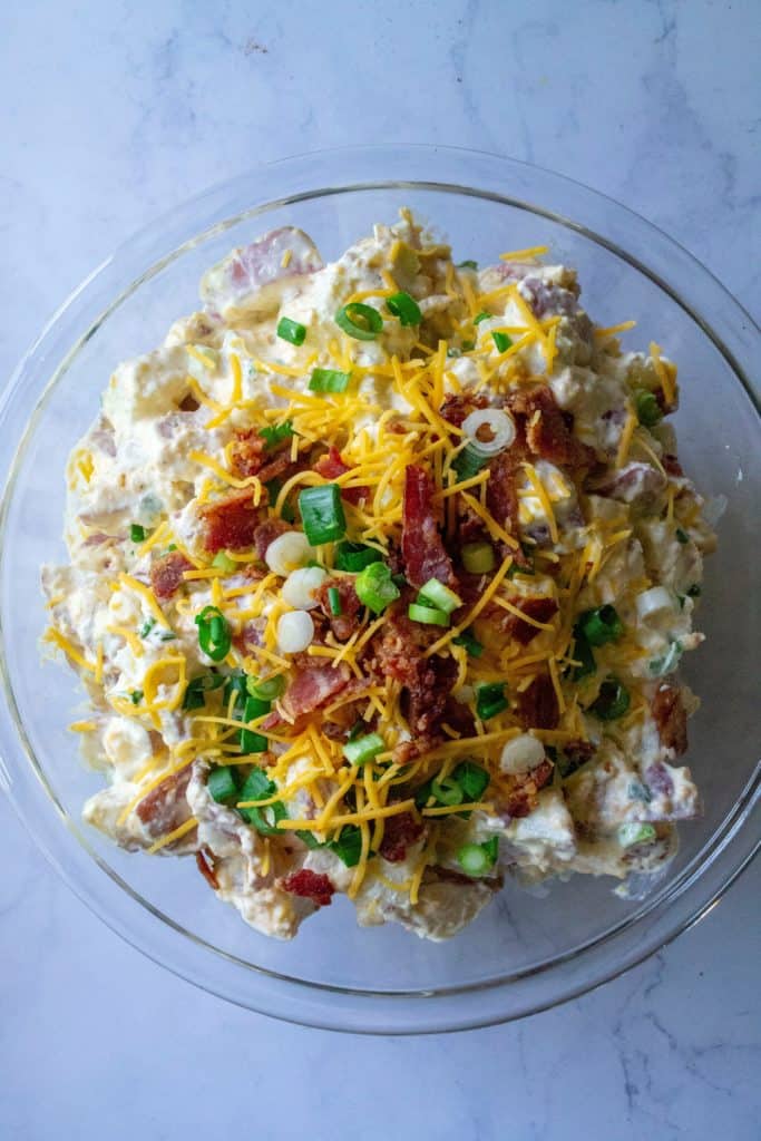 Loaded Potato Salad A Wicked Whisk