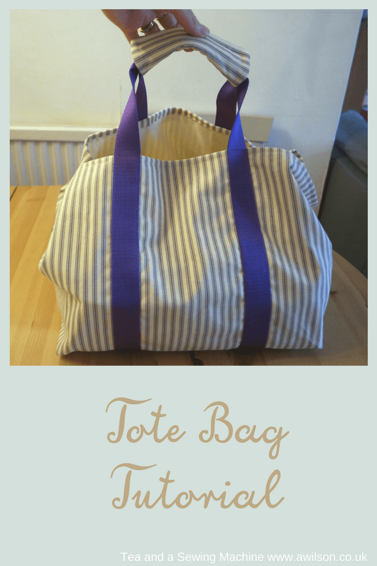 Tote Bag Tutorial Tea and a Sewing Machine