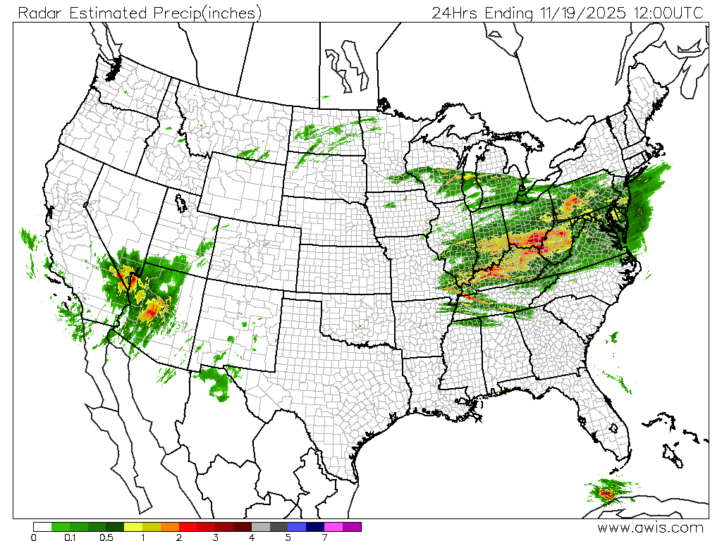 Yesterday's Precipitation