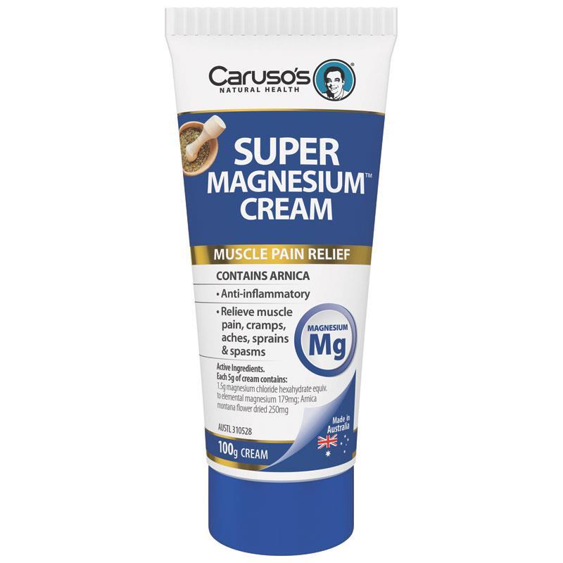 Caruso’s Natural Health Super Magnesium Cream 100g 澳洲生活网