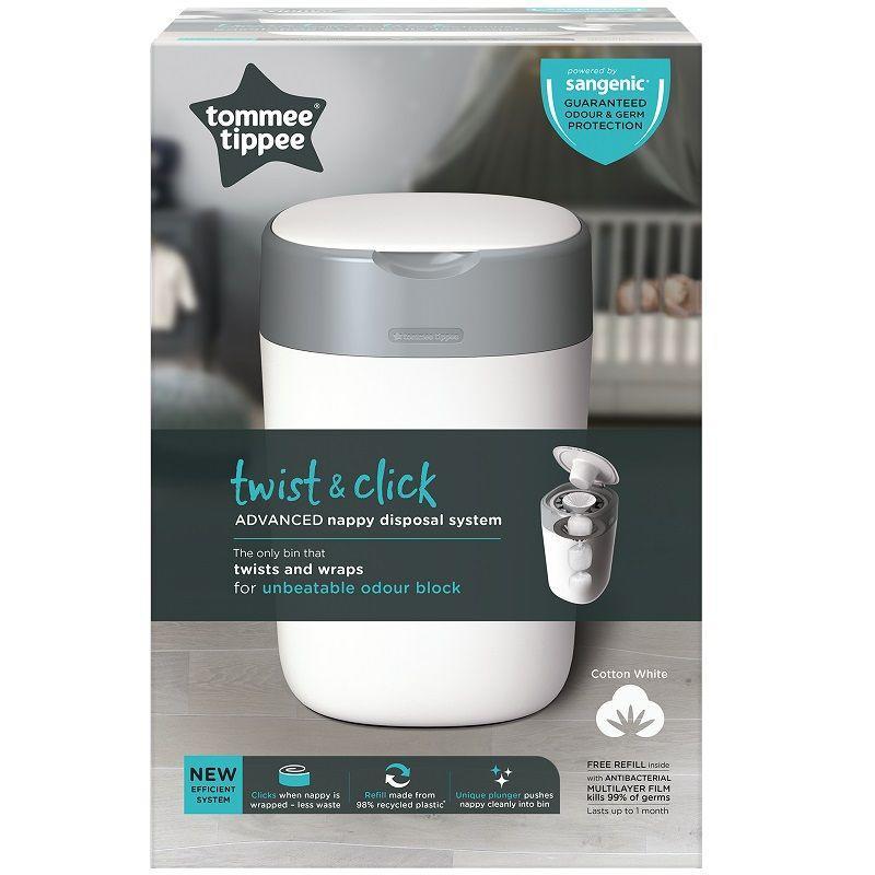 Tommee Tippee Twist & Click Advanced Nappy Disposal System 澳洲生活网