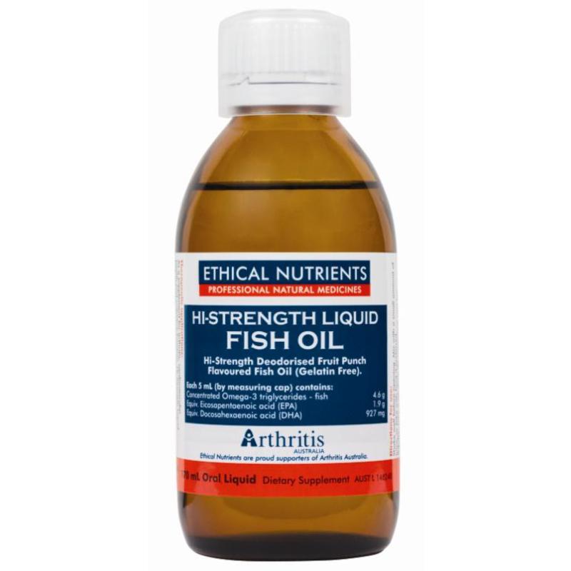 Ethical Nutrients 强效液态鱼油 170ml（维持心血管健康、平衡胆固醇） 澳洲生活网