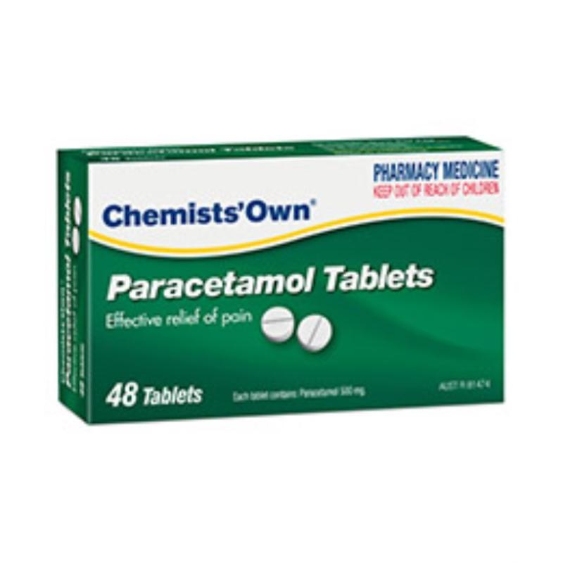 Chemists’ Own Paracetamol 500mg Geltabs X 48 (Generic for PANADOL) 澳洲生活网