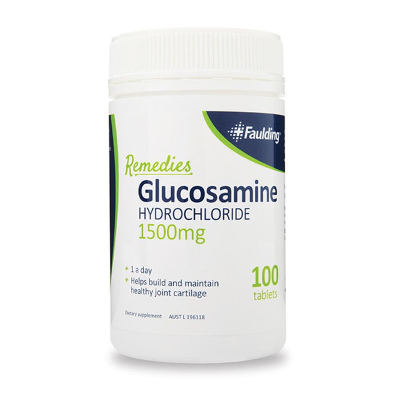 Faulding Remedies Glucosamine HCL 1500mg Tab X 100 澳洲生活网