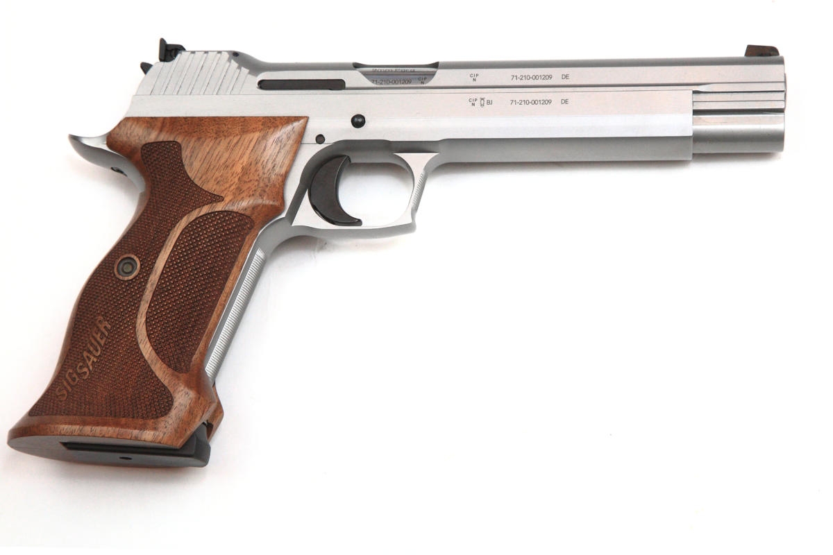 Sig Sauer P210 Super Target 6 Zoll Silver 9x19mm Sportpistole