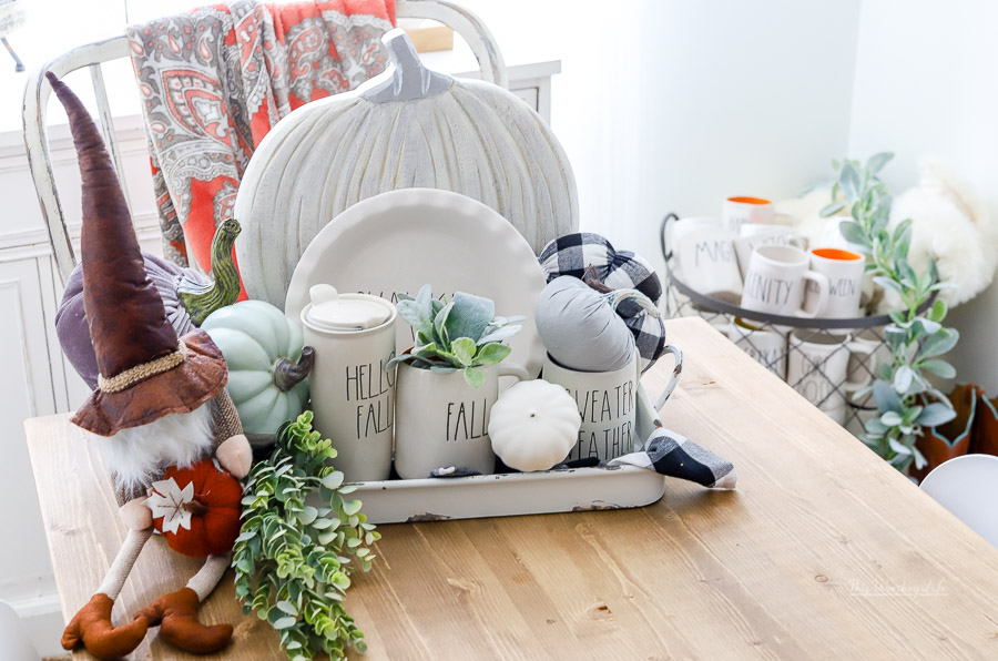 Happy Fall! Rae Dunn Fall Display Idea