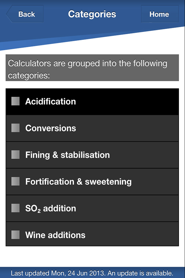 Winemaking calculators app The Australian Wine Research Institute