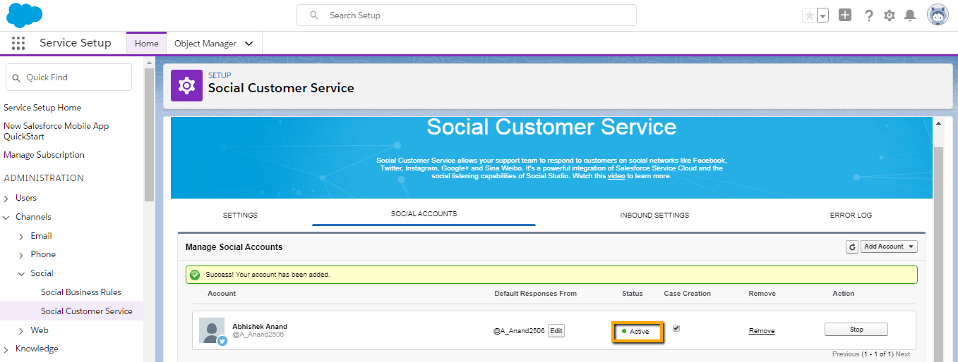 Social Customer Service in Salesforce AwsQuality