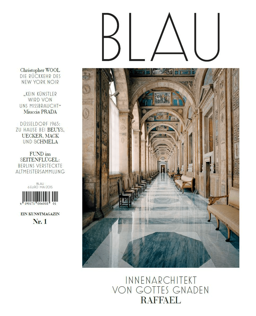 Premiere Fur Blau Neues Kunstmagazin Von Axel Springer Erscheint Am Samstag 2 Mai 2015
