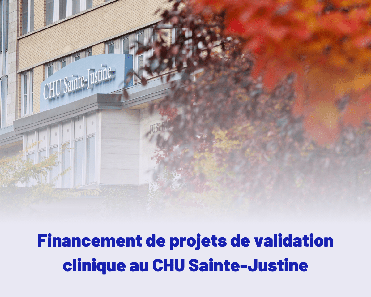 Projet pilote de validation clinique au CHU SainteJustine Axelys