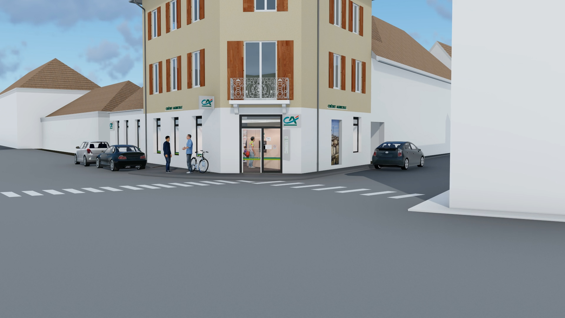 LES AVENIERESFACADE Axéo FM