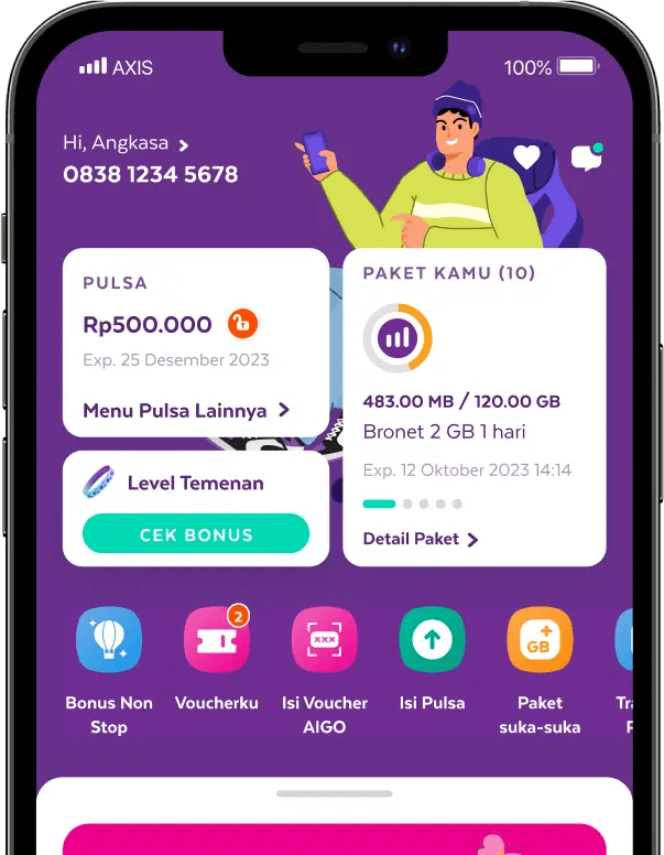 Paket Suka Suka AXIS, Cara Dapatkan Kuota AXIS