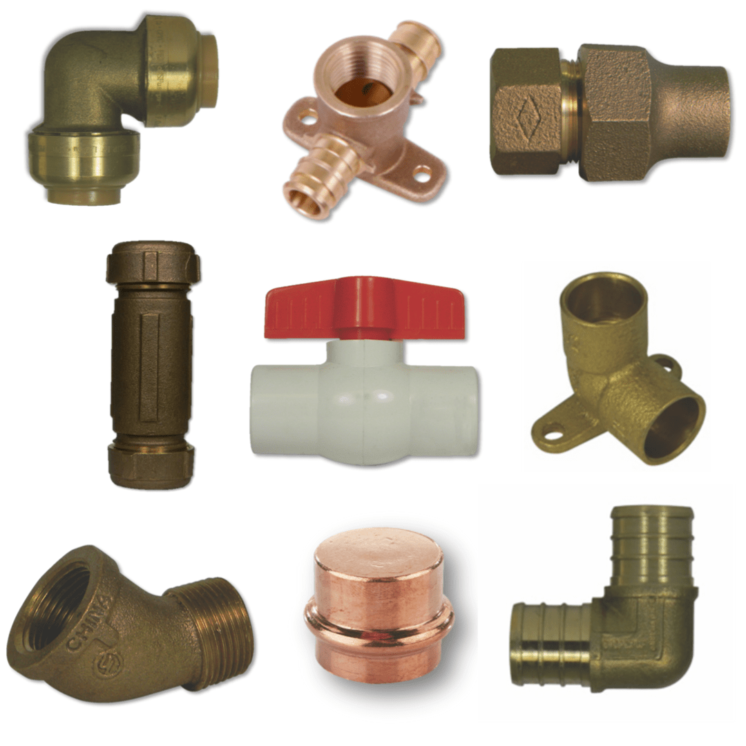 A.Y. McDonald Common Plumbing Fitting Connection Methods