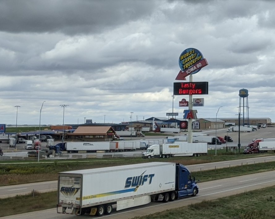 2020 going home from the Dakotas part 1 largest truck stop ever