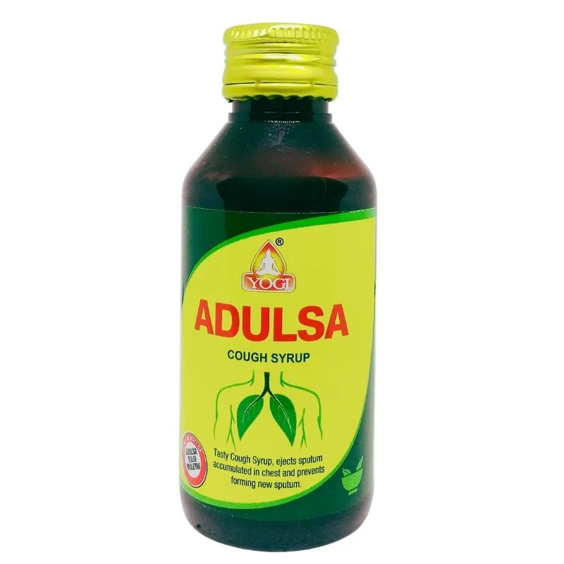 Adulsa Cough Syrup (100ml) Yogi Ayurvedic AyurCentral Online