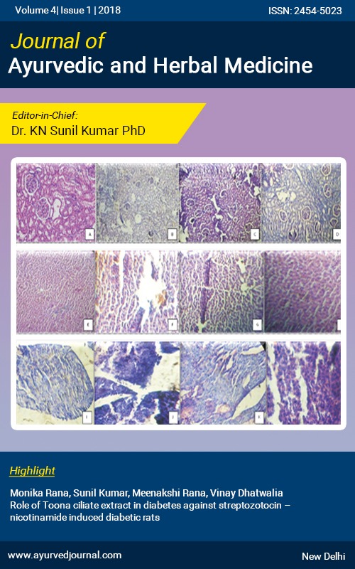 Editorial List Ayurved Journal Journal of Ayurvedic and Herbal