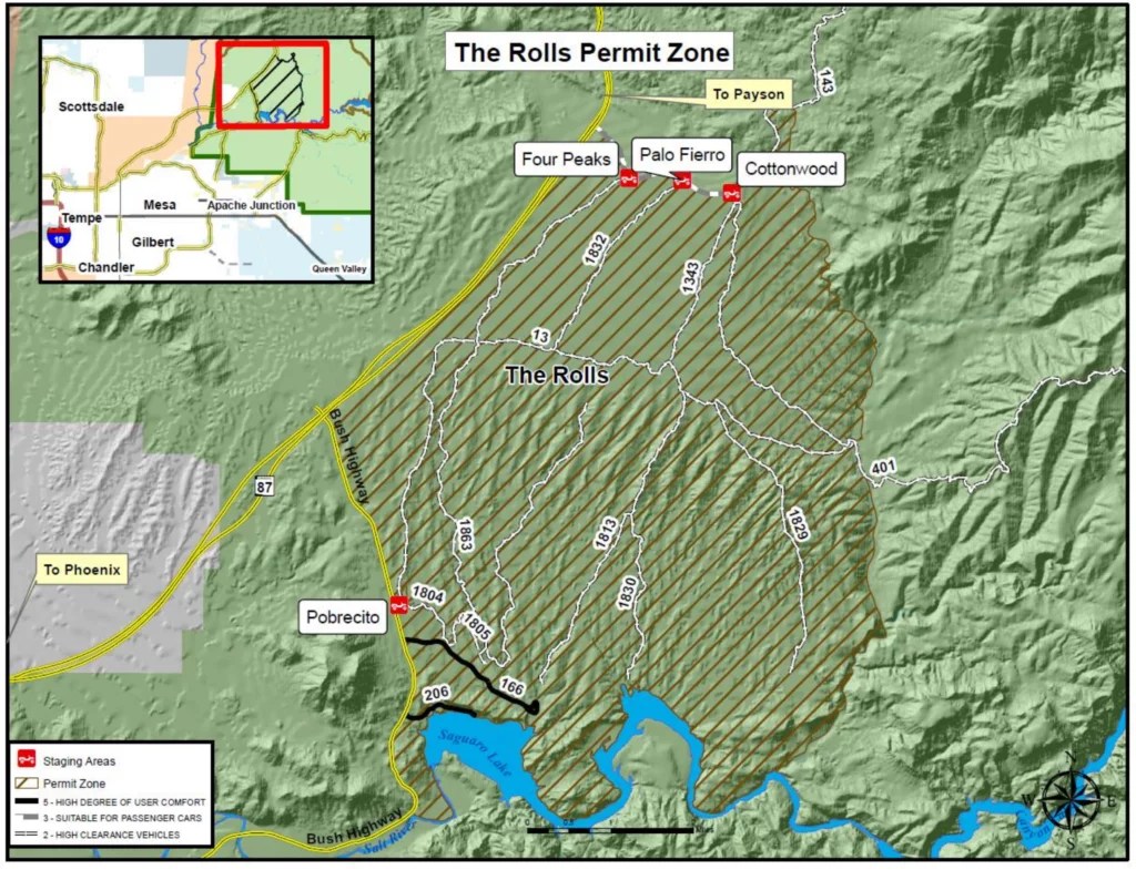 ACTION ALERT permit zones Tonto NF 10 fee Bulldog Rolls Sycamore