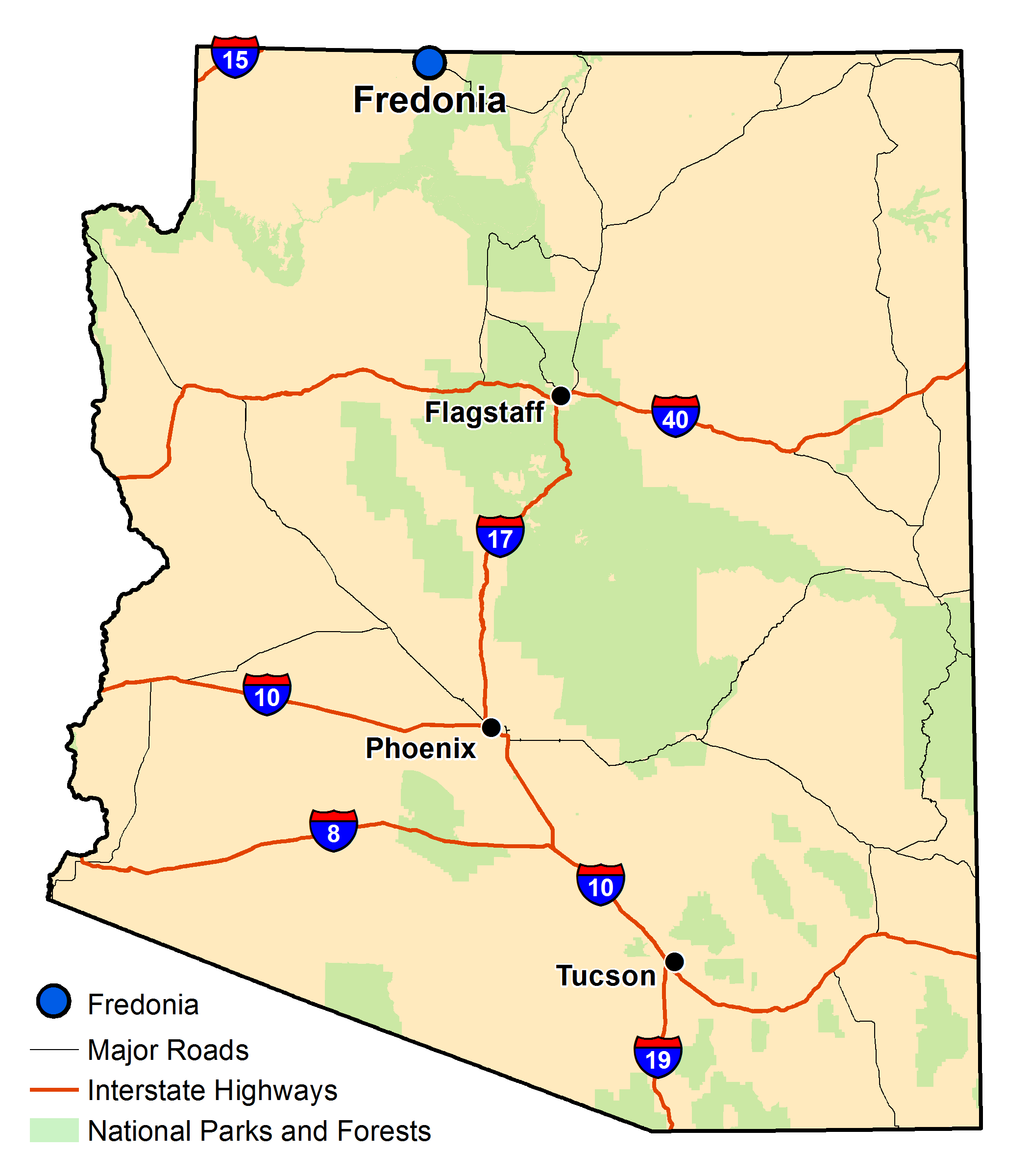 Community Profile for Fredonia, AZ
