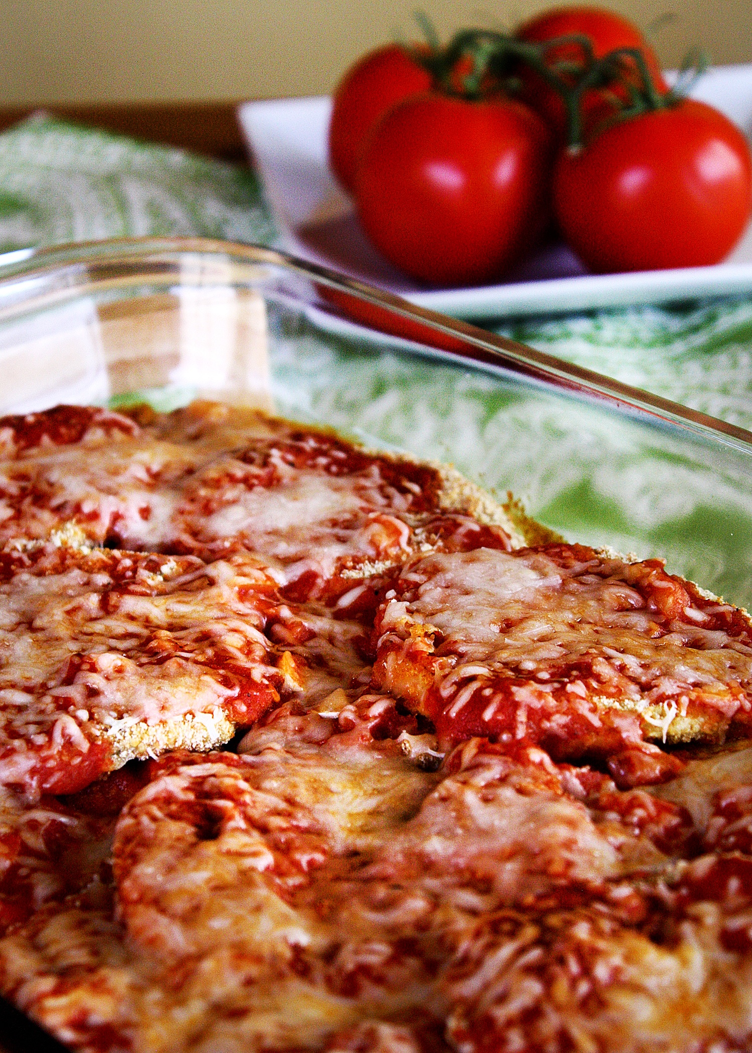 Baked Eggplant Marinara (Vegetarian recipe)