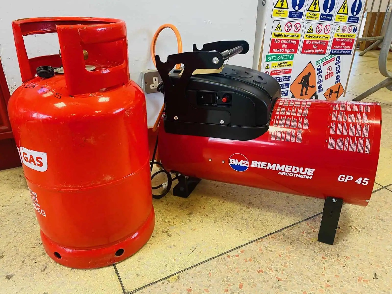 Gas LPG Blow Heater GP65M Direct Fired AZ Hire