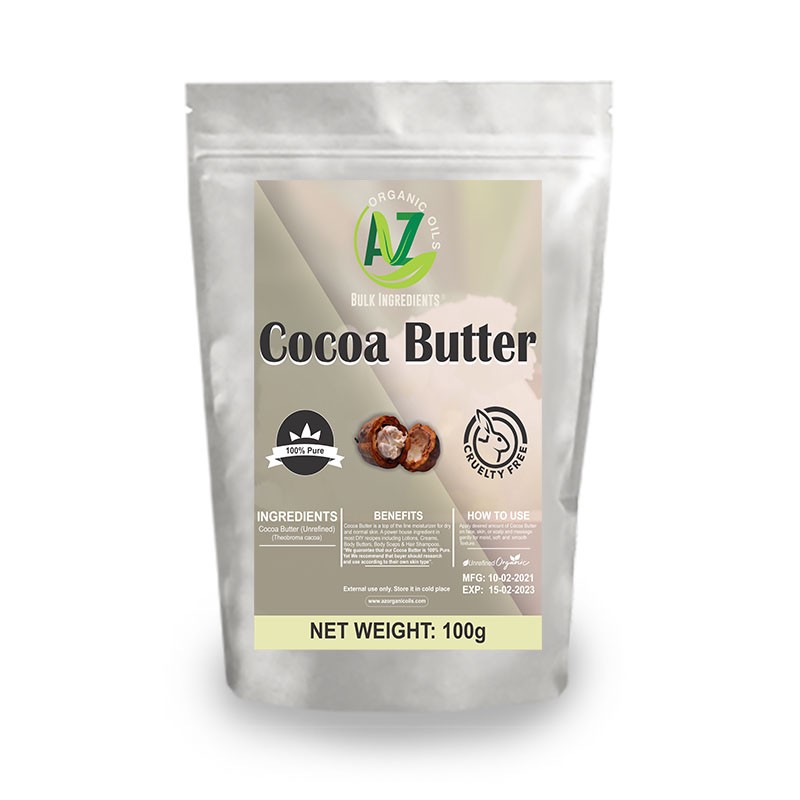 Cocoa Butter Unrefined Organic AZ Organic Oils 100 Natural