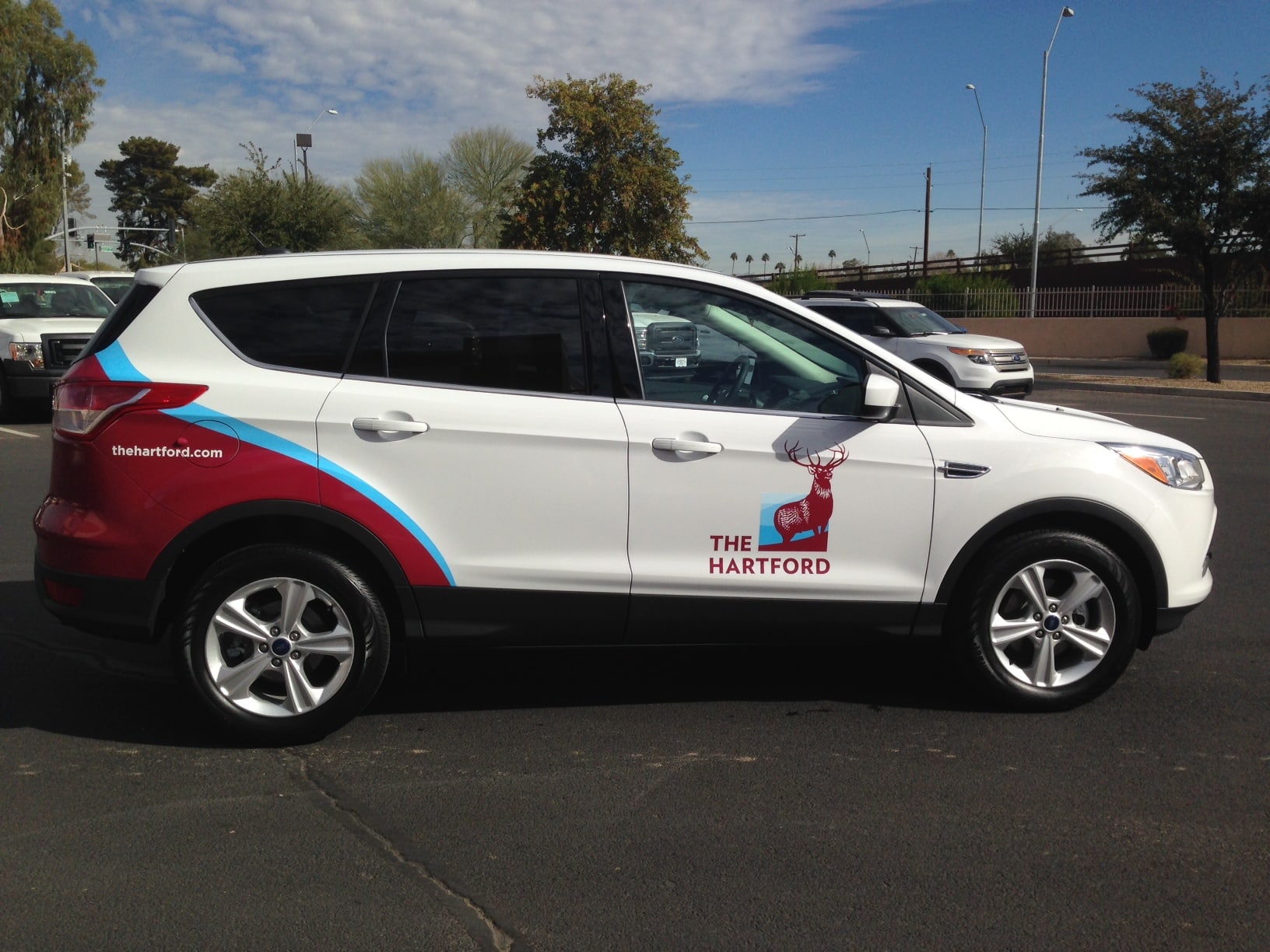 Vehicle Wrap Installations For Big Name Insurance Companies