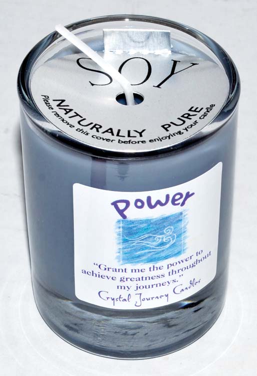 Power soy votive candleAzuregreen