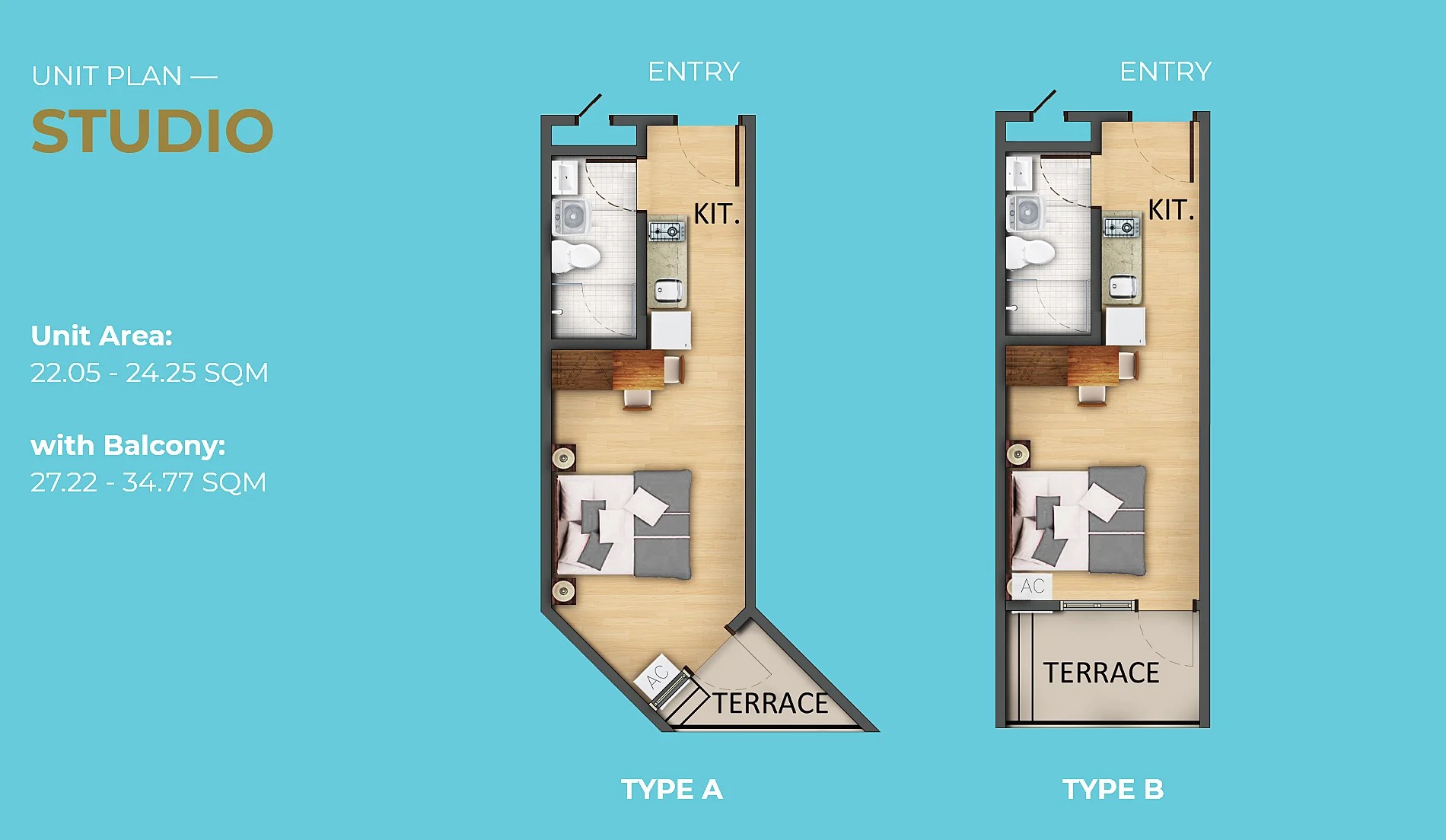 Studio Unit Azure North by Century Properties