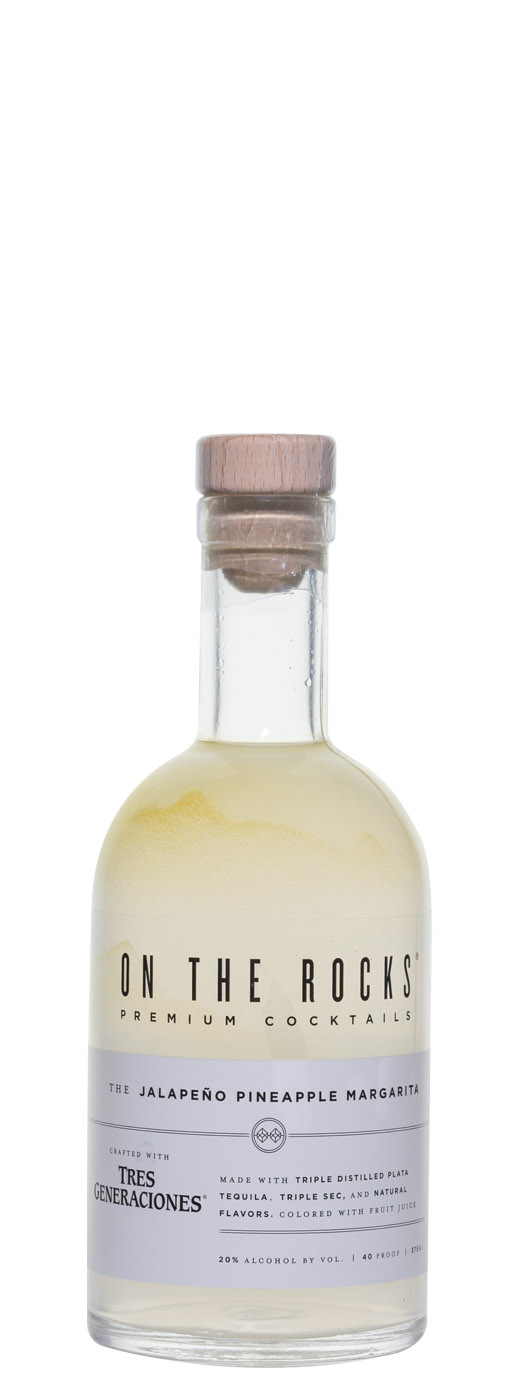 On The Rocks Jalapeno Pineapple Margarita With Tres Generaciones www