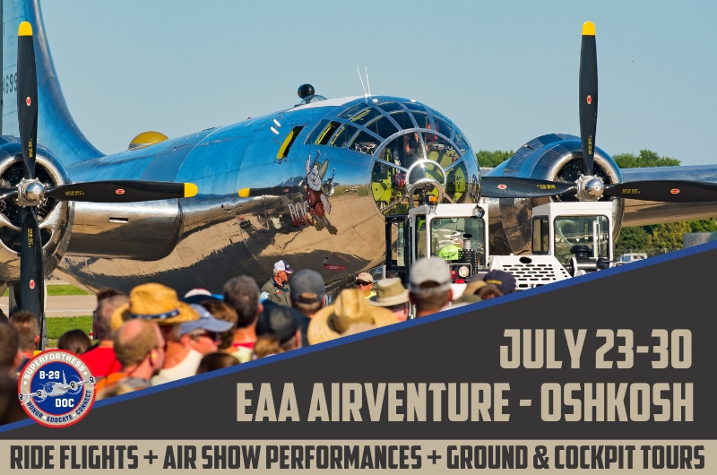B29 Doc Returns to Oshkosh &amp; EAA AirVenture 2023
