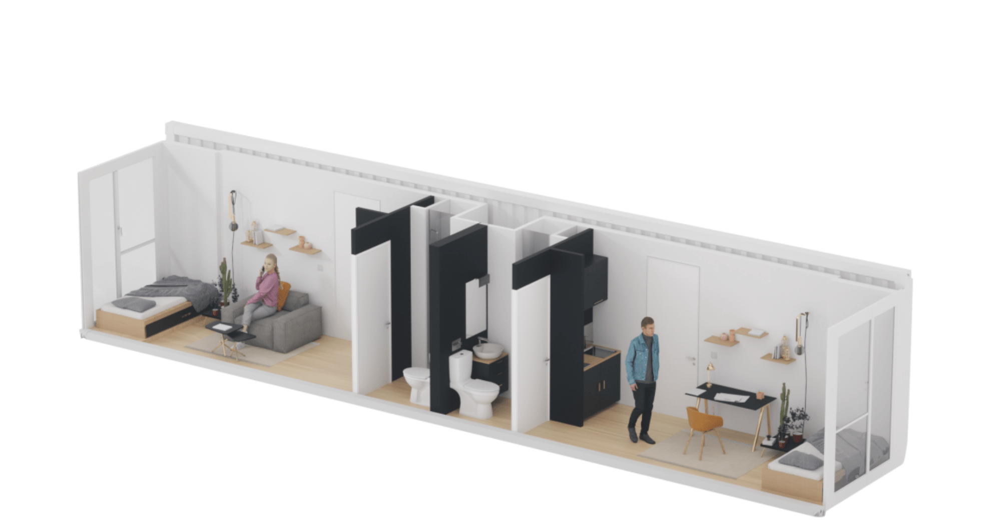 Logement d'urgence Eiffage B3 Ecodesign