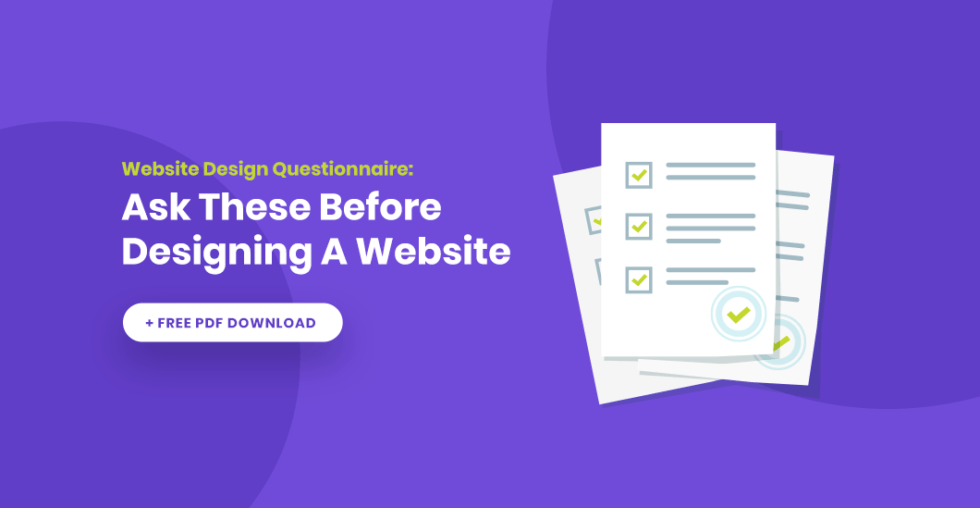 Website Design Questionnaire B3 Multimedia Solutions