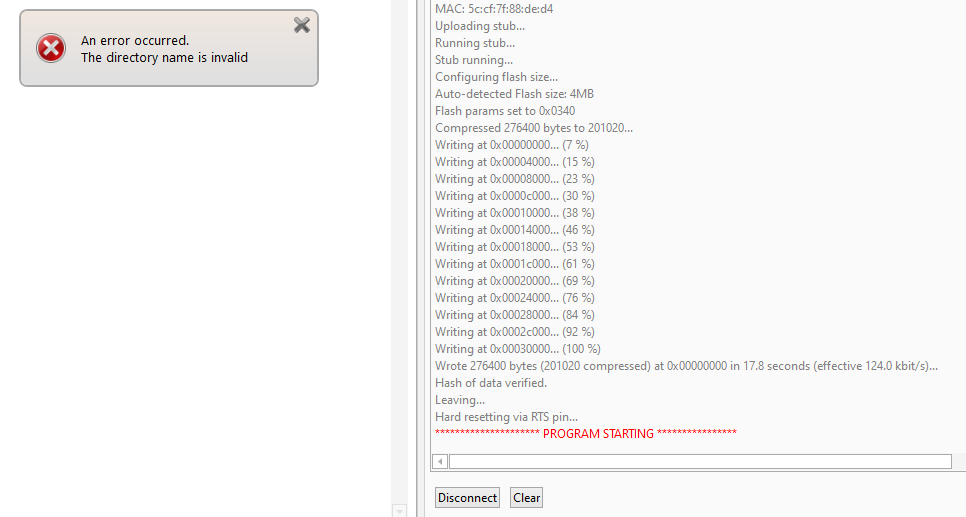 B4R the directory name is invalid B4X Programming Forum