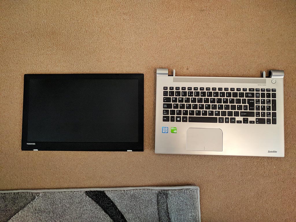 V2 Upgrading my old recycled 768 to new recycled 1080p external laptop screen Directions