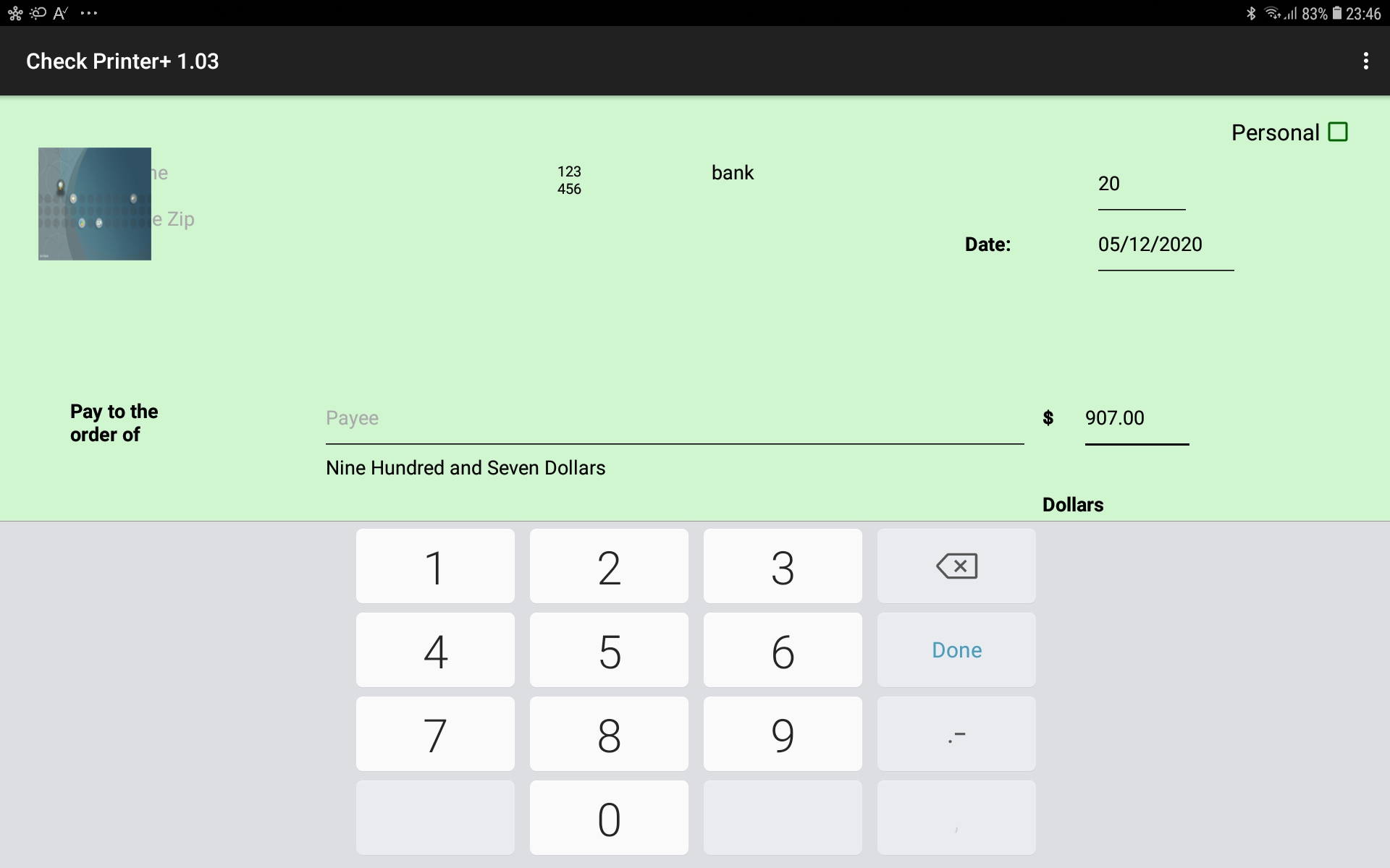 Numeric keyboard that does not have the dot. B4X Programming Forum