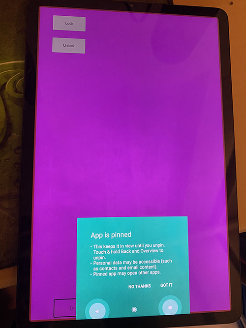 Kiosk Mode Not Working. (App is pinned issue) B4X Programming Forum