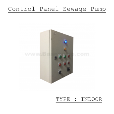 ตู้ควบคุมปั๊มน้ำ สำหรับงานน้ำเสีย (Sewage Pumps) รุ่น CPSP1/0.18-4.0