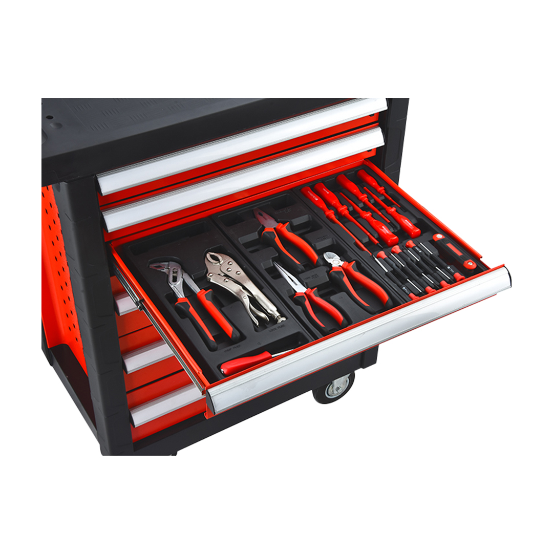 200 Pieces Tools Cart ToolBox Tools Trolley GLITZYTECH